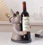 Bulldog Wine Holder - Grey