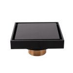 B Series - Concealed Drain Cover Blackened Brass