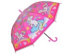 Kids Unicorn 8-PANEL Umbrella & Whistle