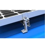 Solac Solar Panel Tile Roof Mount Kit Portrait 4 Panels Stainless Steel