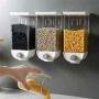 Cereal Dispenser Storage Box With Dispensing Mechanism