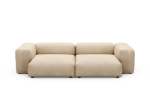 Two Module Sofa - Canvas - Beige - 272CM X 136CM