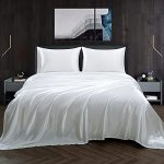 Threadinbox 100% Mulberry Silk Duvet Cover Set - 3-PIECE Set - 22 Momme Grade 6A Mulberry Silk - Features Zipper Closure And Cor