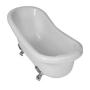 Slipper Freestanding Bathtub With Chrome Feet 167X73CM