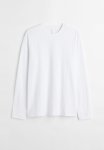 Slim Fit Jersey Top - White