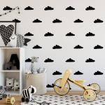 Cloud Wall Sticker - Metallic Rose Gold