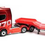 Rc Scania Truck & Flatbed Trailer Red