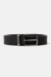 Classic Leather Pin Buckle Belt - L xl Black