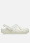 Crocs Classic Floral Cut Out Clog - Chalk