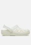 Crocs Classic Floral Cut Out Clog - Chalk