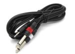 FTS C3526318 3.5MM Trs To 2X 1 4" Tr Cable 1.8M