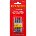 Tork Craft 4PC Double End Screwdriver Bit Set T SC06504C