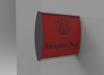 Parrot Double Sided Wall Mounted Sign Frame 100 X 300MM