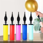 1PC Portable Manual Balloon Pump - Handheld Air Inflator For Birthday Wedding Graduation Holiday Party Decor - No Battery Requir