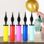 1PC Portable Manual Balloon Pump - Handheld Air Inflator For Birthday Wedding Graduation Holiday Party Decor - No Battery Required Easy To Use Foil