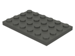 Parts Plate 4 X 6 3032 - Dark Old Grey