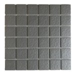 Charcoal Textured Unglazed Porcelain Mosaic 45X45X5MM