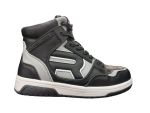 - Neo Matta Mens Black/grey Hi-top Sneakers