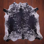 As Grade Nguni Hide 681 Black white M - Medium Black white Speckled