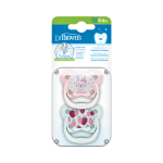 Dr Brown's Prevent Stage 1 Butterfly Pacifier Pink Whale water Spout 2 Pacifiers
