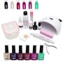 High Quality 19-PIECE Glam Gel Nail Starter Kit - Drogon