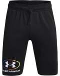 Men's Ua Rival Fleece Lockertag Shorts - BLACK-001 Md