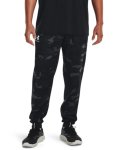 Men's Ua Sportstyle Tricot Printed Joggers - Black XL