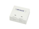 Linkbasic CAT5E Double Surface Mount Wall Box
