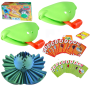 4 Pieces Frog Tongue Fun Game And 3D Colorful Gear Sphere Ball Party Game
