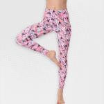 Ladies Pink Perfection Yoga Leggings With Pocket HK241 - XL