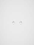 Simi Small Chunky Stud Earrings - 0 Silver