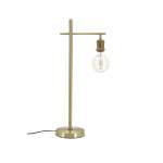 Usain Metal Table Lamp Black Gold - Brass