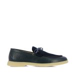 Refined Bow Loafer -navy