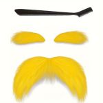 Lorax Eyebrow Moustache And Comb