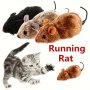 Interactive Clockwork Plush Mouse Toy For Cats & Small Dogs - Durable Battery-free Assorted Colors