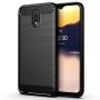 Nokia 2.3 Shockproof Carbon Fiber Design Cover - Black