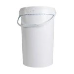 Bucket With Lid Plastic White