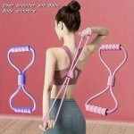 Fitness Tensioner Tension Rope Fitness Yoga Elastic Band Shoulder And Neck Stretching Exercise Band Fitness Training Supplies Yo