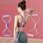 Fitness Tensioner Tension Rope Fitness Yoga Elastic Band Shoulder And Neck Stretching Exercise Band Fitness Training Supplies Yoga Supplies (1pc/2pcs)