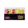 Birthday Candles Numbers 10 Pieces 5 Pack Assorted Colours