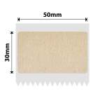 NB728 - - B1 B21 B3S B4 - 50X30MM - 230 Kraft Labels