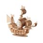 3D Wooden Puzzles Pirate Ship Model Kit Diy Educational Desk Toys
