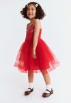 Cotton On Isabella Dress Up Dress - Varsity Red Sparkle