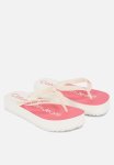 Calvin Klein Beach Sandal Flatform - Ancient White raspberry Sorbet