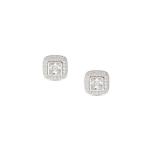 Domina Square Earrings With Cubic Zirconia