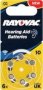 Hearing Aid Batteries In Blister Size 10 Pack Of 6