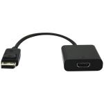 Volkano Port Series Displayport To 4K HDMI Converter 10CM - Black VK-20047-BK