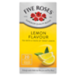 Five Roses Lemon Flavoured Tea Bags 20 Pack