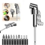 105 Degree Right Angle Drill Adapter 2025 Upgraded Right Angle Head Drill Attachment With Multi-function Bend Screwdriver Bit Co