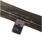Stainless Steel Rotisserie Shaft 650MM With Forks & Silent Rotisserie Motor Dual Use As Battery Motor ac
